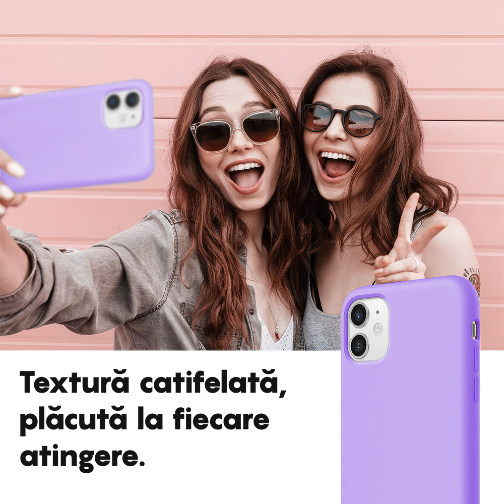 Husa Soft Silicone - iPhone 11 - Light Lilac