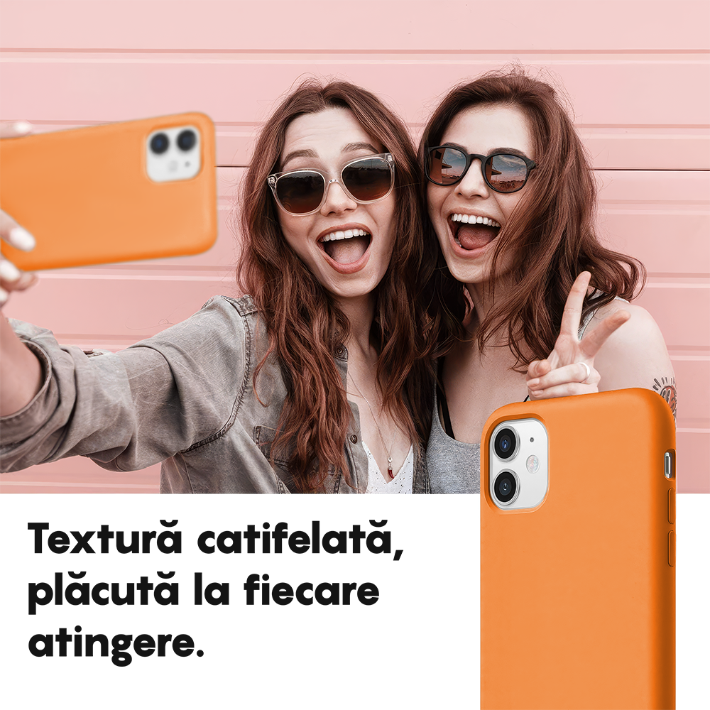 Husa Soft Silicone - iPhone 11 - Nectarine