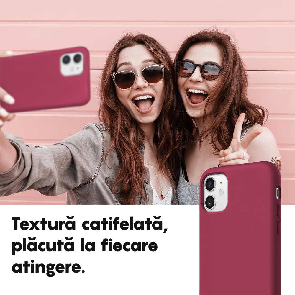 Husa Soft Silicone - iPhone 11 - Burgundy