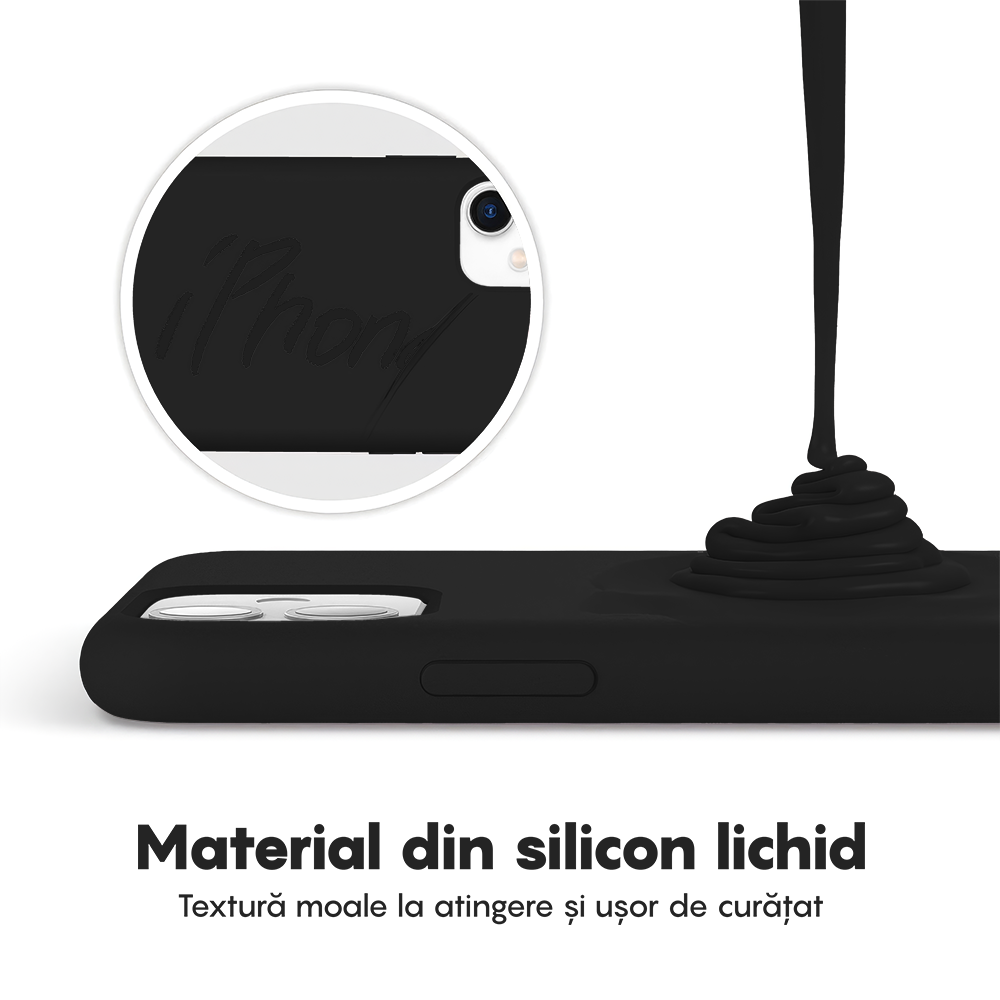 Husa Soft Silicone - iPhone 11 - Negru