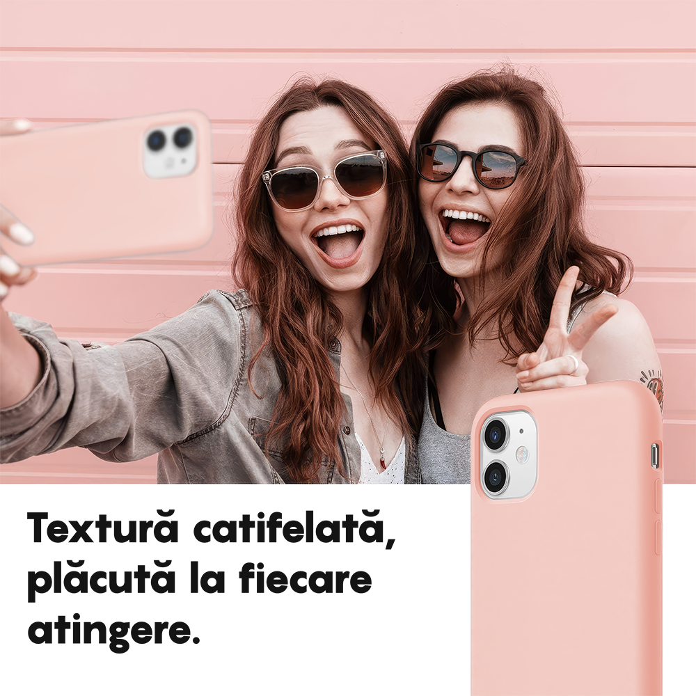 Husa Soft Silicone - iPhone 11 - Pink Sand