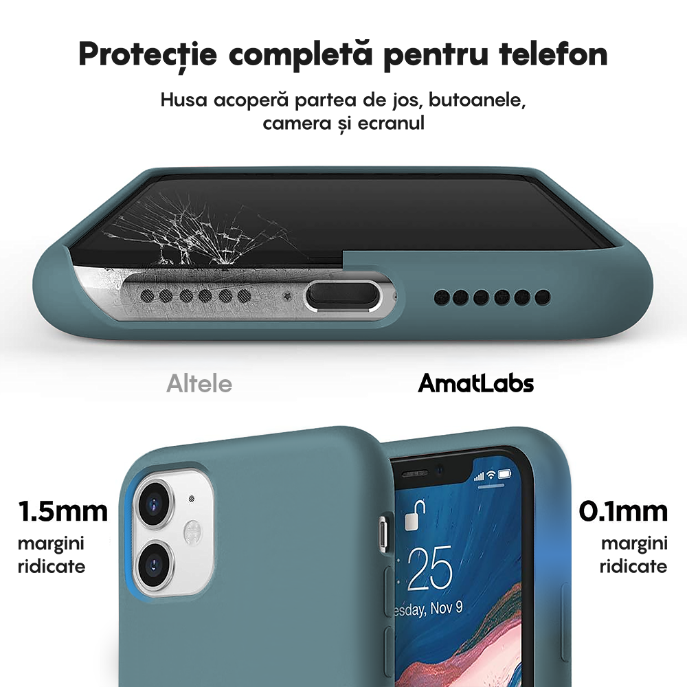 Husa Soft Silicone - iPhone 11 - Midnight Blue