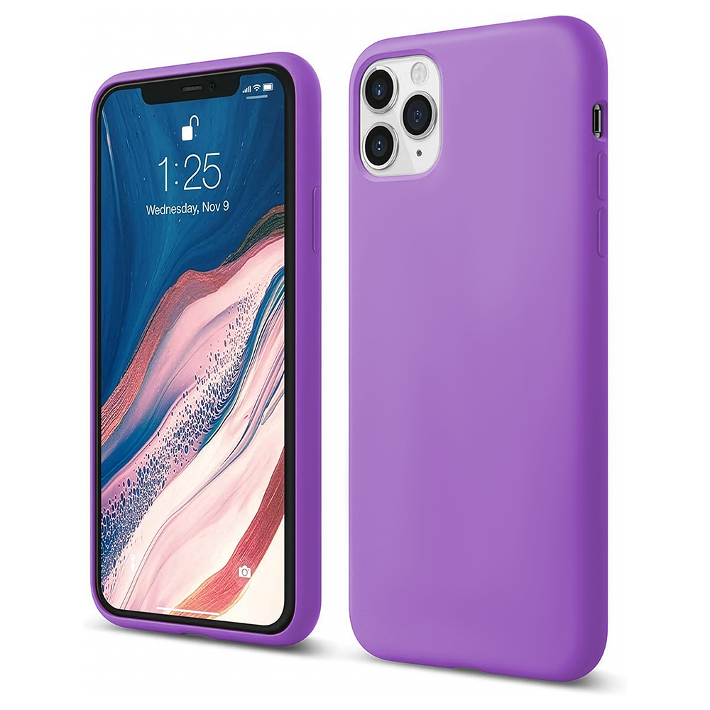 Husa Soft Silicone - iPhone 11 Pro Max - Light Purple