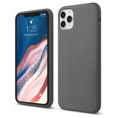 Husa Soft Silicone - iPhone 11 Pro Max - Dark Gray