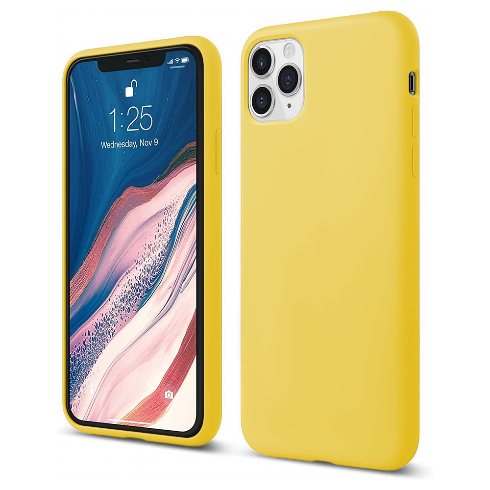 Husa Soft Silicone - iPhone 11 Pro Max - Yellow