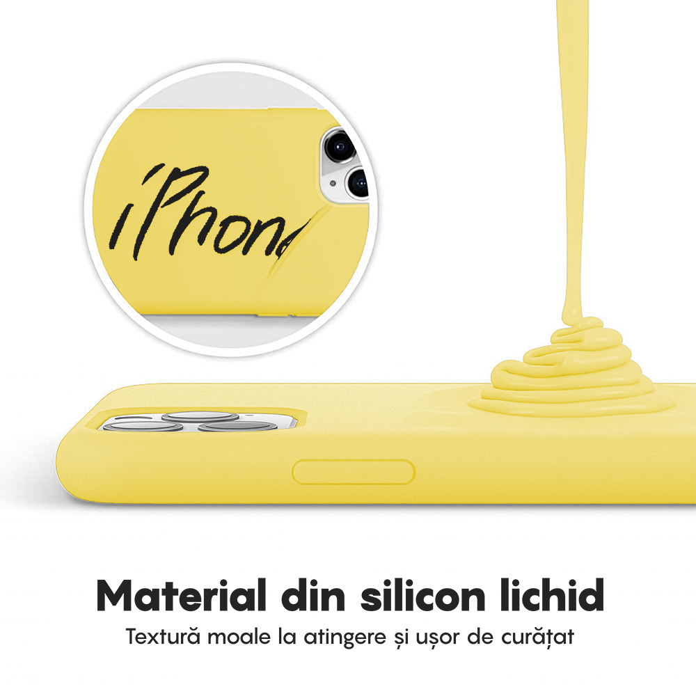 Husa Soft Silicone - iPhone 11 Pro Max - Yellow