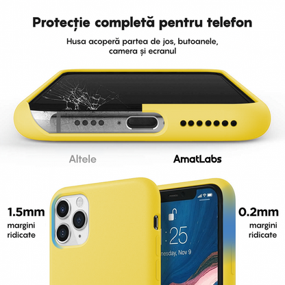 Husa Soft Silicone - iPhone 11 Pro Max - Yellow