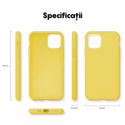 Husa Soft Silicone - iPhone 11 Pro Max - Yellow