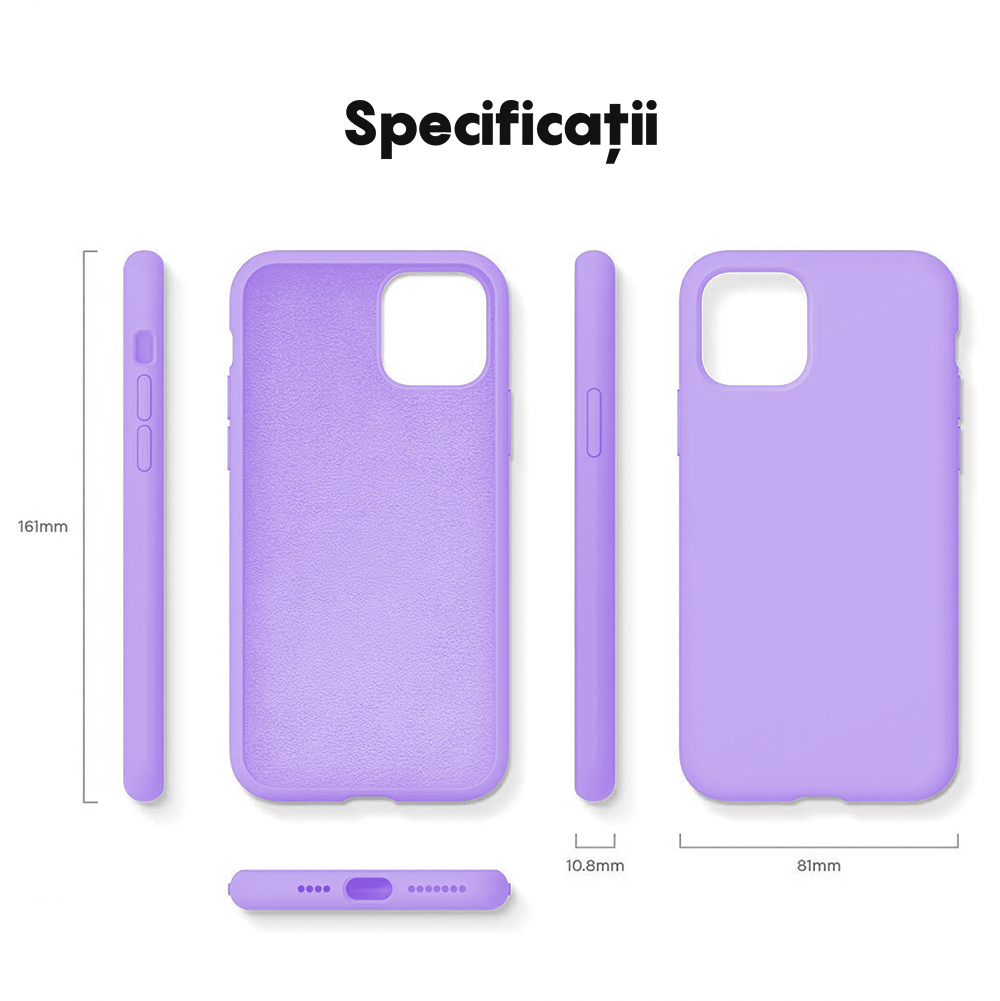 Husa Soft Silicone - iPhone 11 Pro Max - Light Lilac