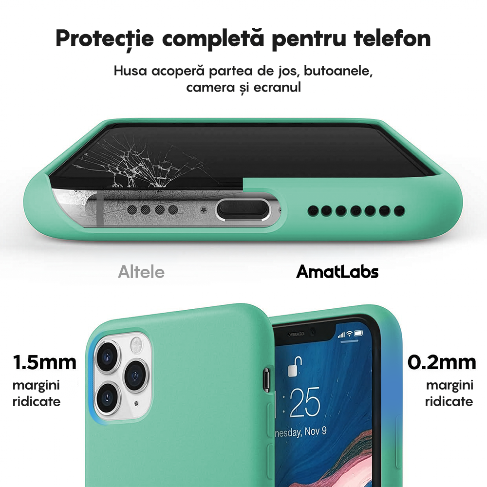 Husa Soft Silicone - iPhone 11 Pro Max - Webster Green