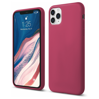Husa Soft Silicone - iPhone 11 Pro Max - Burgundy