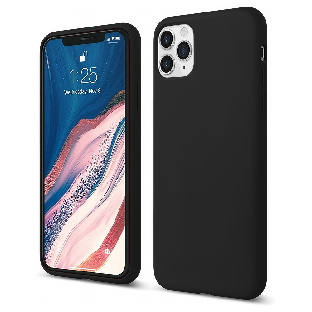 Husa Soft Silicone - iPhone 11 Pro Max - Negru