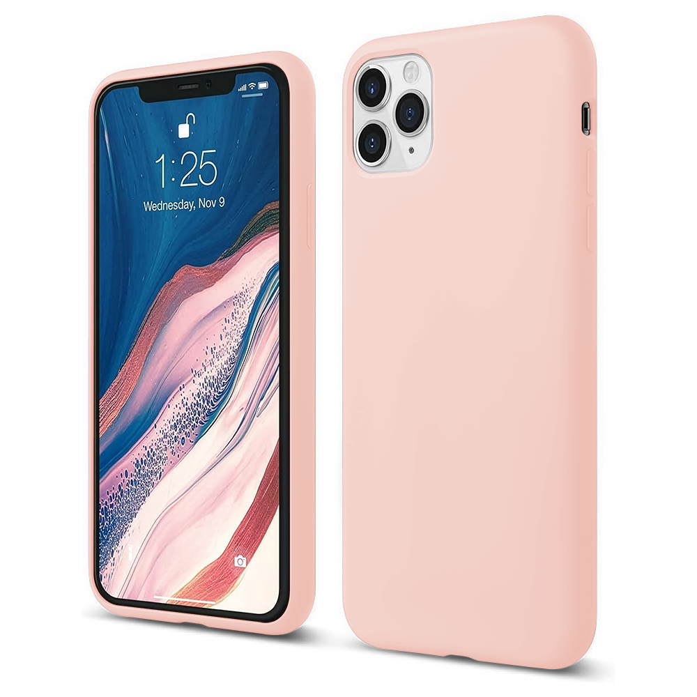 Husa Soft Silicone - iPhone 11 Pro Max - Pink Sand