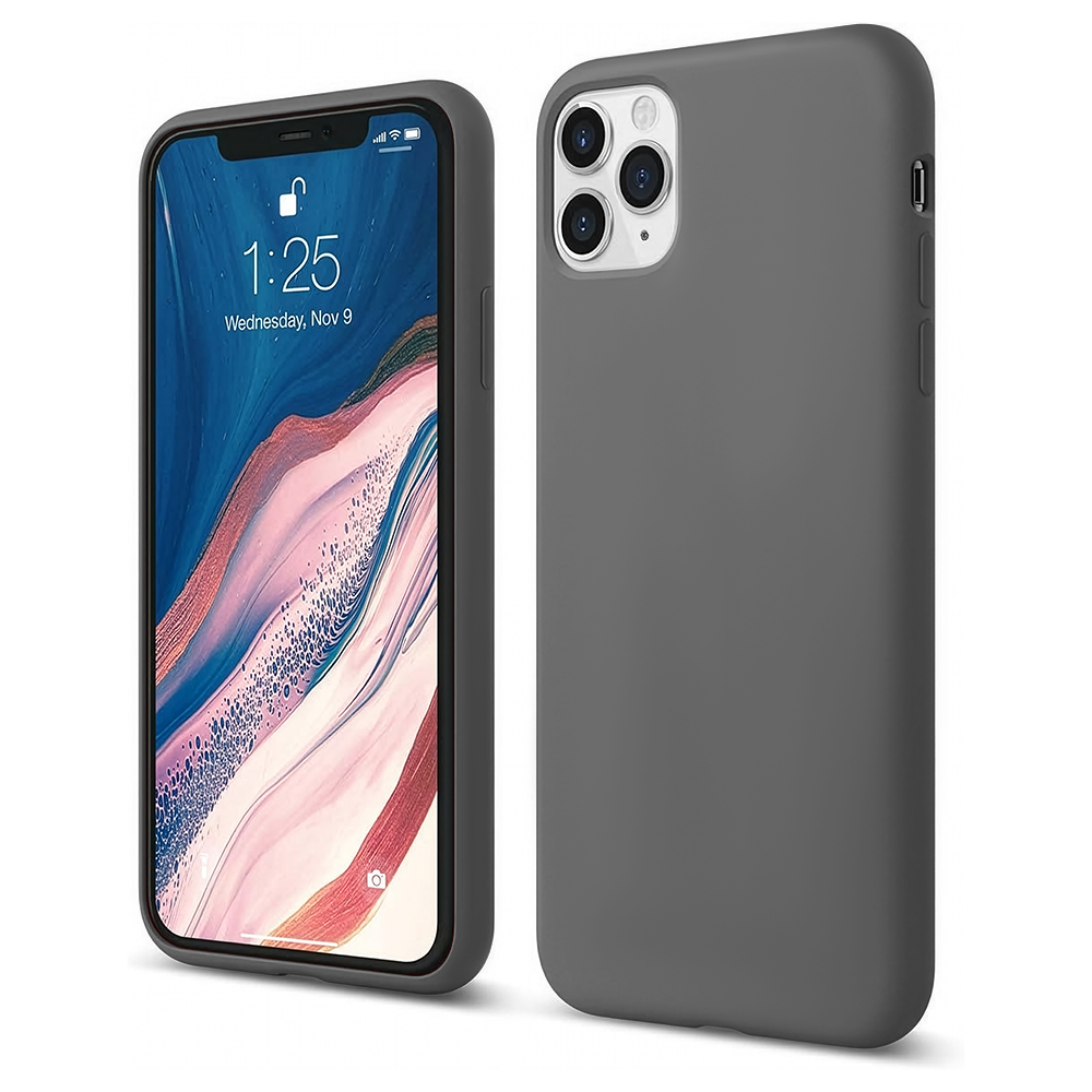 Husa Soft Silicone - iPhone 11 Pro - Dark Gray