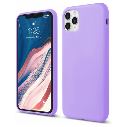 Husa Soft Silicone - iPhone 11 Pro - Light Lilac