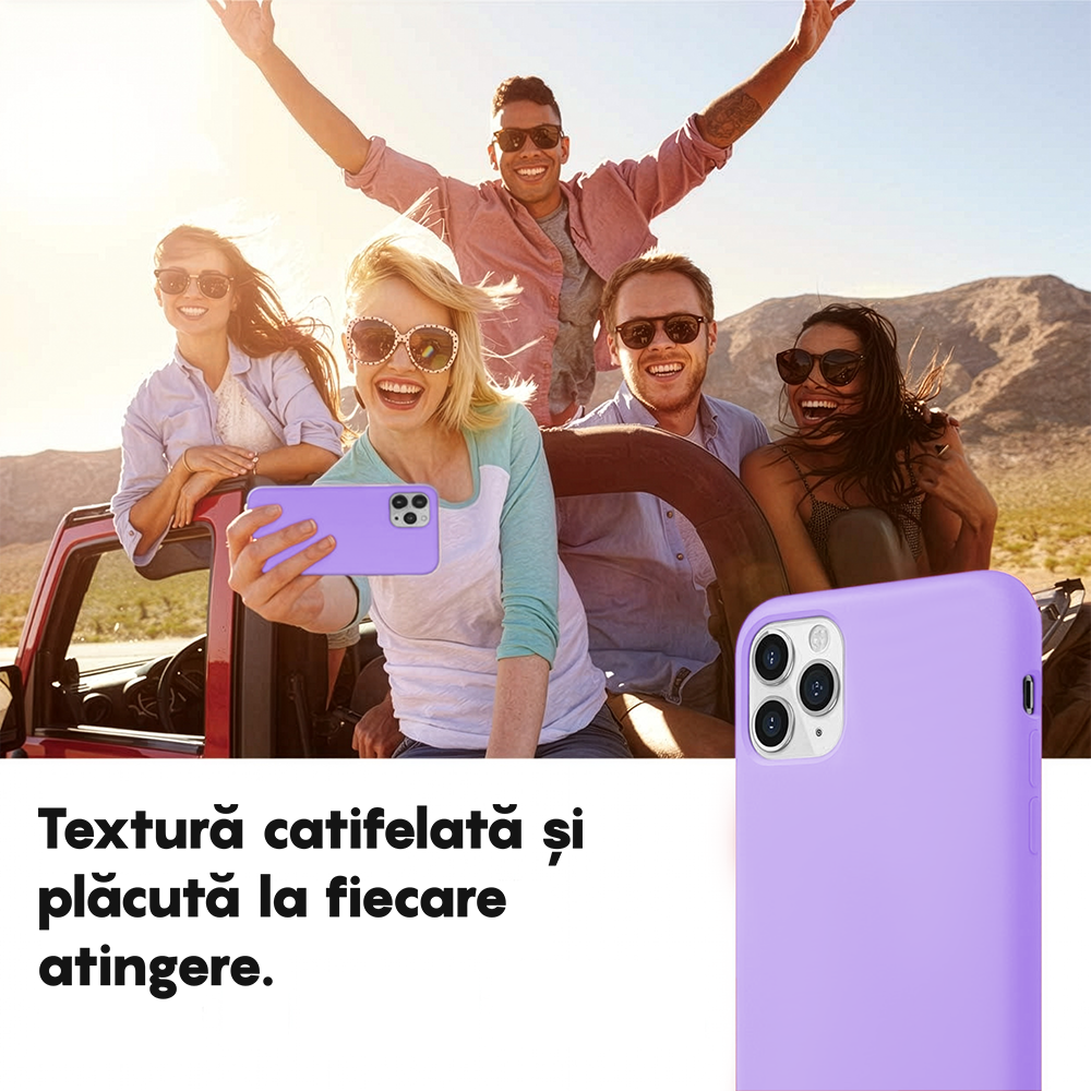 Husa Soft Silicone - iPhone 11 Pro - Light Lilac
