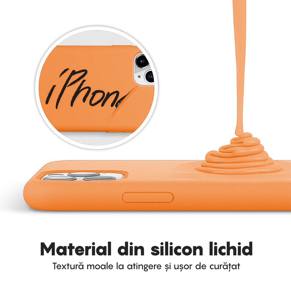 Husa Soft Silicone - iPhone 11 Pro - Nectarine