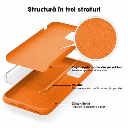 Husa Soft Silicone - iPhone 11 Pro - Nectarine