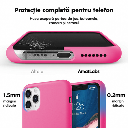 Husa Soft Silicone - iPhone 11 Pro - Fuchsia