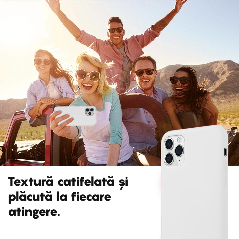 Husa Soft Silicone - iPhone 11 Pro - Alb