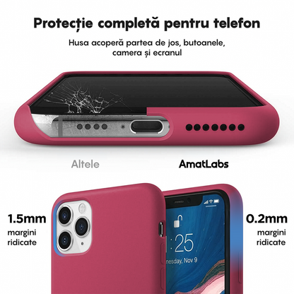 Husa Soft Silicone - iPhone 11 Pro - Burgundy
