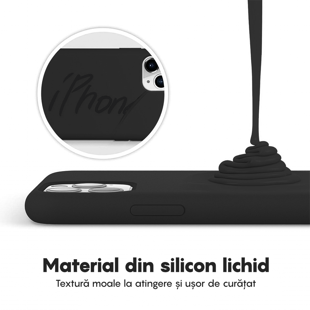 Husa Soft Silicone - iPhone 11 Pro - Negru