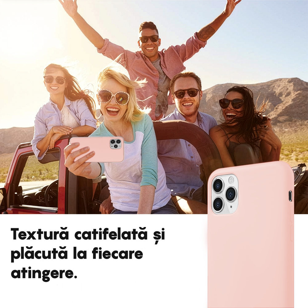 Husa Soft Silicone - iPhone 11 Pro - Pink Sand