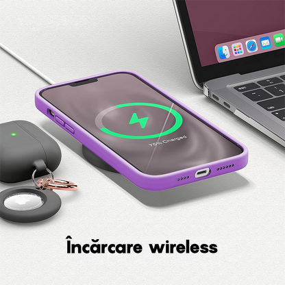 Husa Soft Silicone - iPhone 12/12 Pro - Light Purple