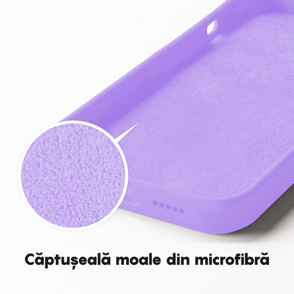 Husa Soft Silicone - iPhone 12/12 Pro - Light Lilac