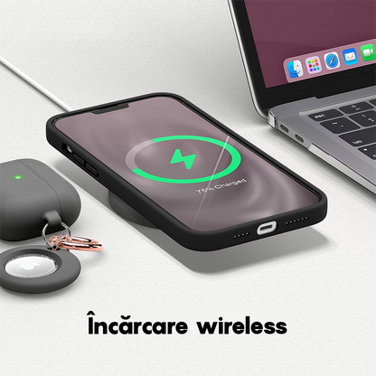 Husa Soft Silicone - iPhone 12/12 Pro - Negru