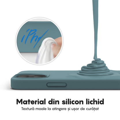 Husa Soft Silicone - iPhone 12/12 Pro - Midnight Blue