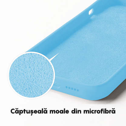 Husa Soft Silicone - iPhone 12 Mini - Cadet Blue