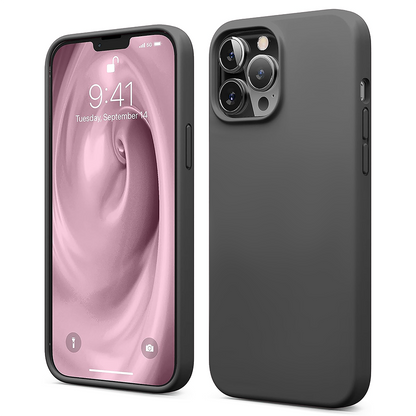 Husa Soft Silicone - iPhone 12 Mini - Dark Gray