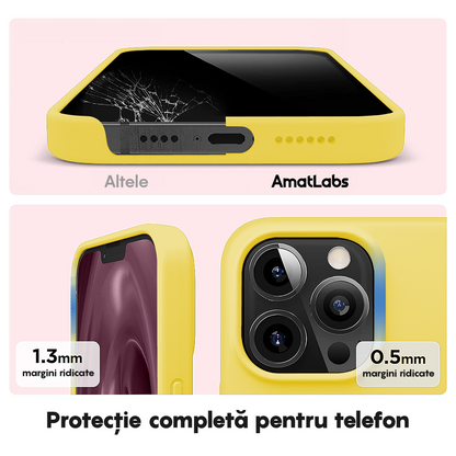 Husa Soft Silicone - iPhone 12 Mini - Yellow
