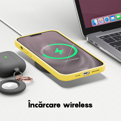 Husa Soft Silicone - iPhone 12 Mini - Yellow