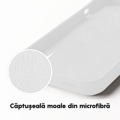 Husa Soft Silicone - iPhone 12 Mini - Alb