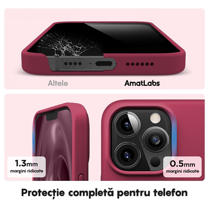 Husa Soft Silicone - iPhone 12 Mini - Burgundy