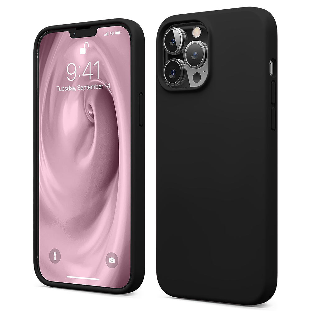 Husa Soft Silicone - iPhone 12 Mini - Negru