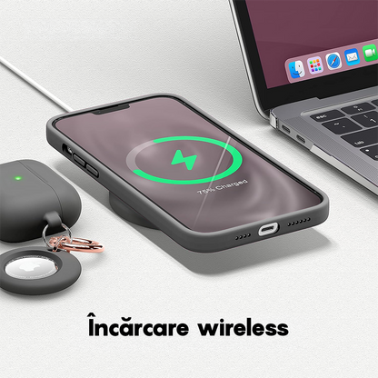 Husa Soft Silicone - iPhone 12 Pro Max - Dark Gray