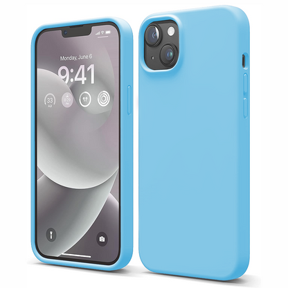 Husa Soft Silicone - iPhone 13 Mini - Cadet Blue