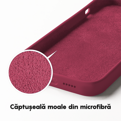 Husa Soft Silicone - iPhone 13 Mini - Burgundy