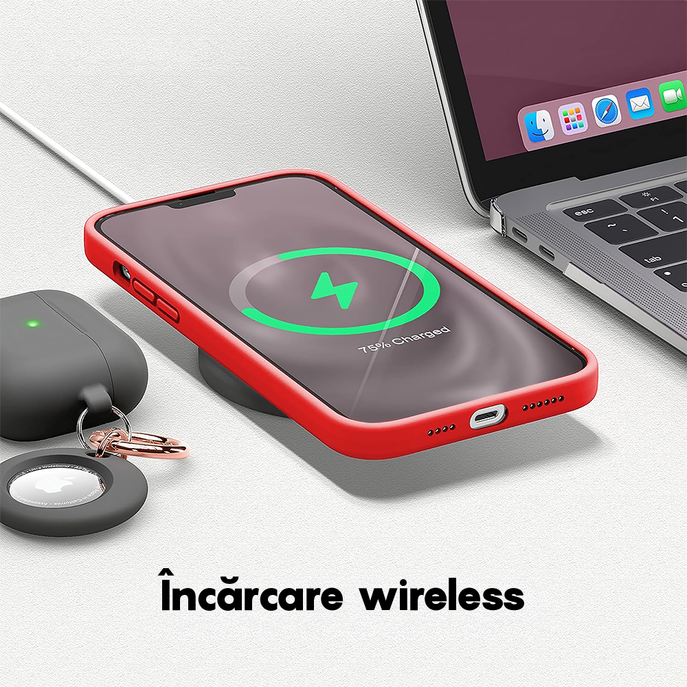 Husa Soft Silicone - iPhone 13 - Red