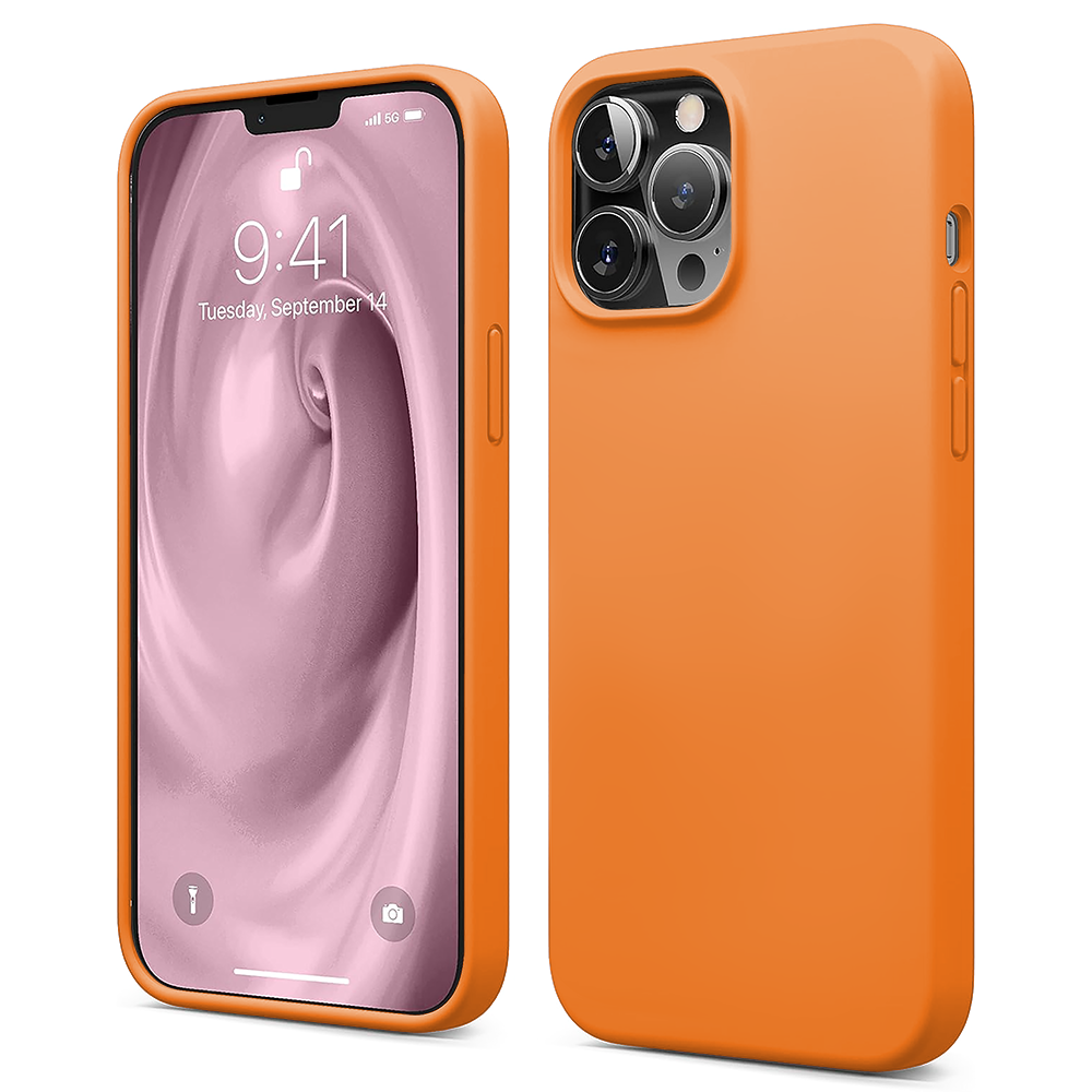 Husa Soft Silicone - iPhone 13 Pro Max - Nectarine