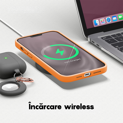 Husa Soft Silicone - iPhone 13 Pro Max - Nectarine