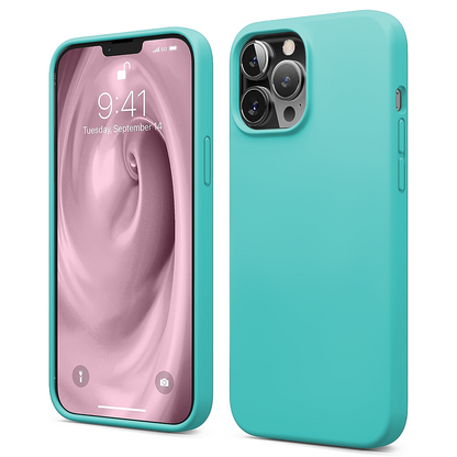 Husa Soft Silicone - iPhone 13 Pro - Turqoise