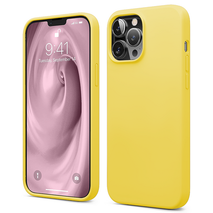 Husa Soft Silicone - iPhone 13 Pro - Yellow