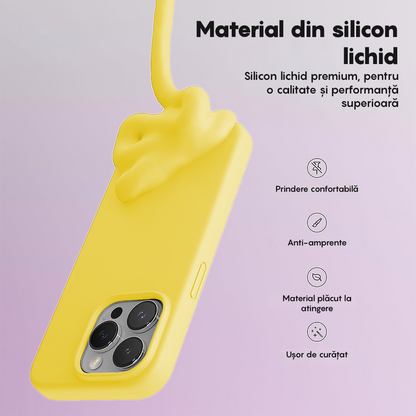 Husa Soft Silicone - iPhone 13 Pro - Yellow