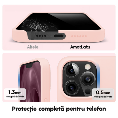 Husa Soft Silicone - iPhone 13 Pro - Pink Sand