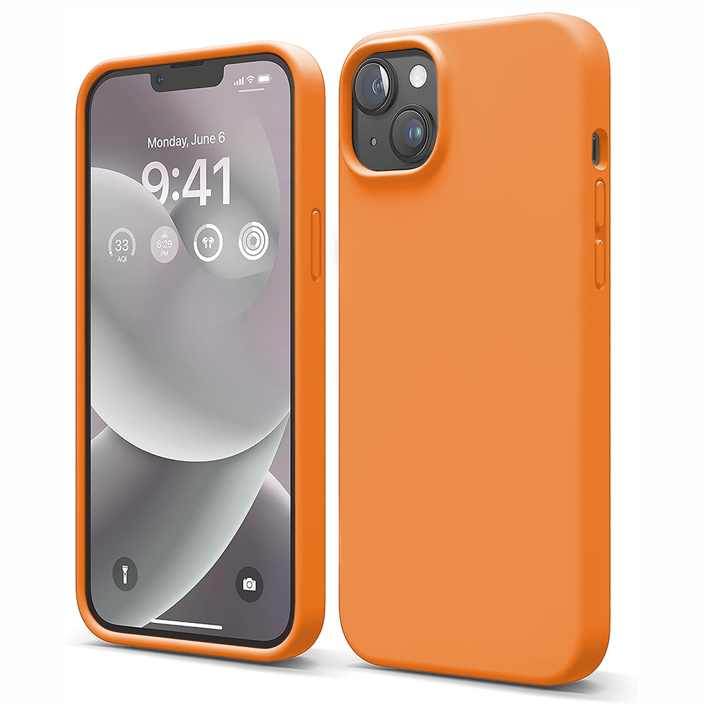 Husa Soft Silicone - iPhone 14 - Nectarine