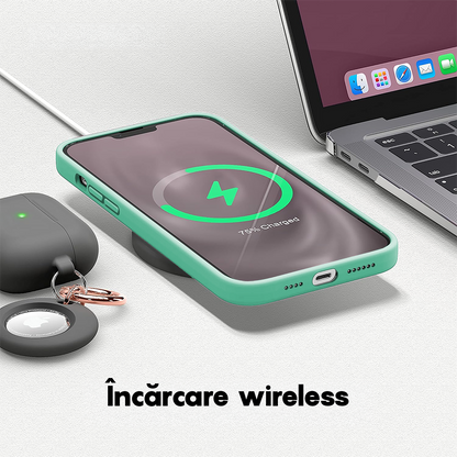 Husa Soft Silicone - iPhone 14 - Webster Green